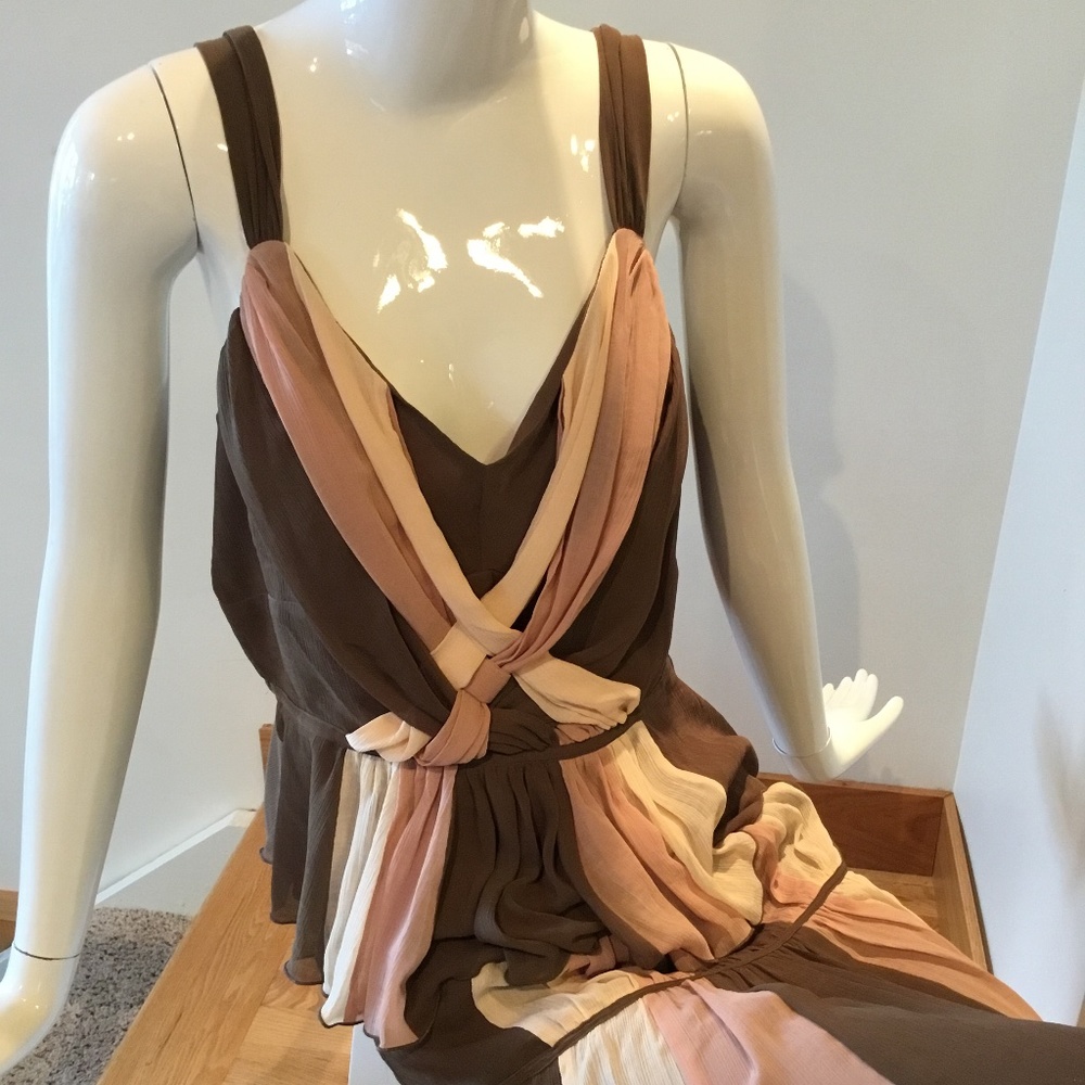 Bandolino Size 16 ( XL ) top camisole tank MINT! NWOT NEAPOLITAN colored FLIRTY